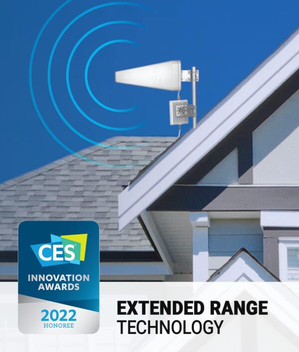 SureCall Fusion4Home Max Cell Signal Booster with Extended Range Tech up to 6500 sq ft, 5G/4G LTE Multi-User, Verizon, AT&T, Sprint, T-Mobile, Yagi Panel Antennas, FCC Approved, USA Company - Image 3
