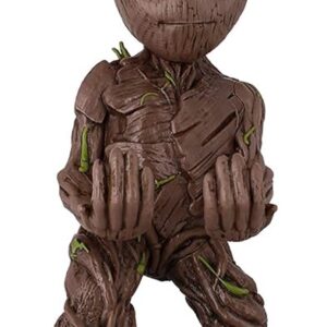 Exquisite Gaming: Guardians of The Galaxy: Toddler Groot - Original Mobile Phone & Gaming Controller Holder, Device Stand, Cable Guys, Marvel Licensed Figure, Black